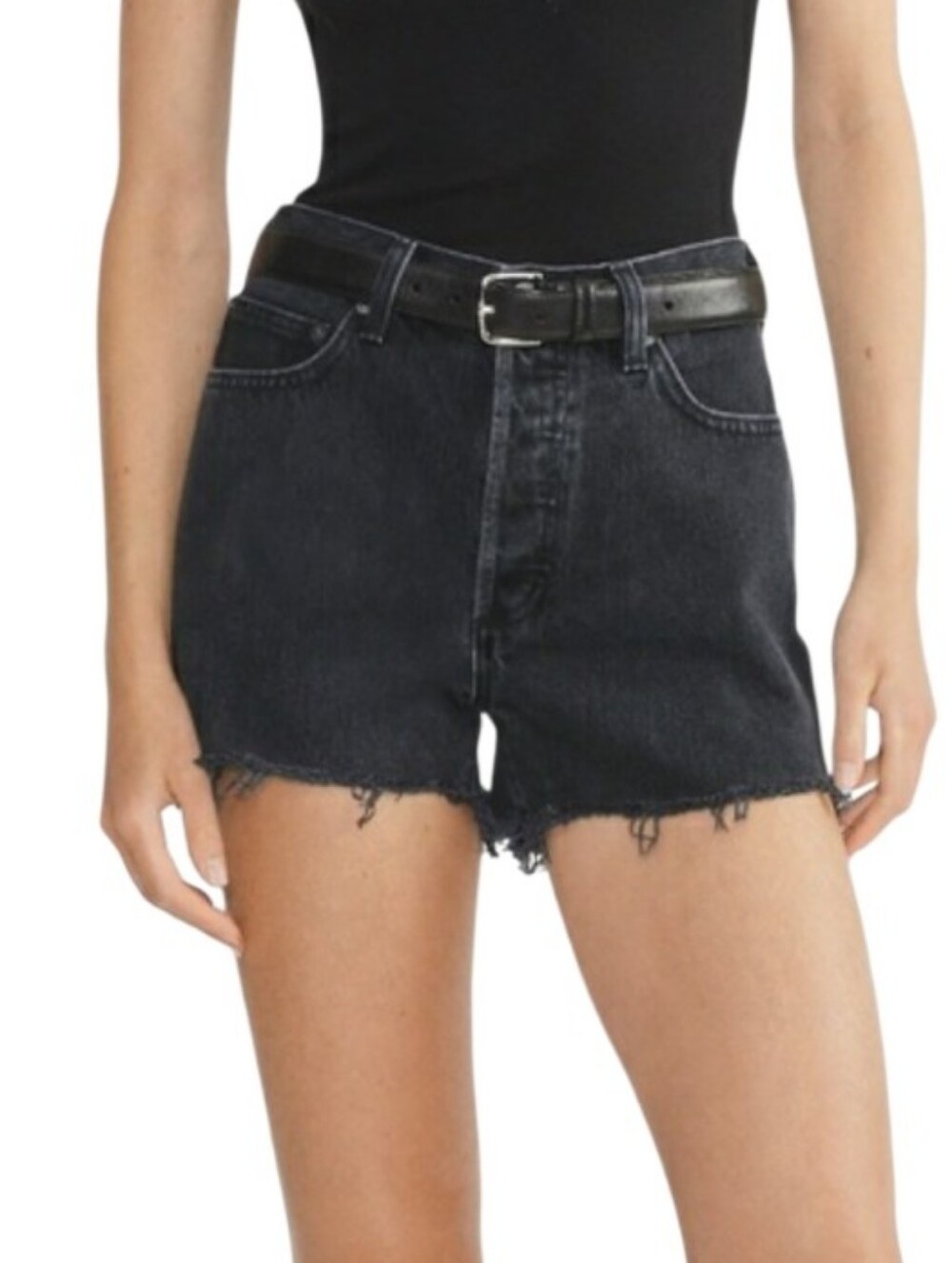 Aritzia Denim Forum The Ex Boyfriend High Rise Denim Shorts